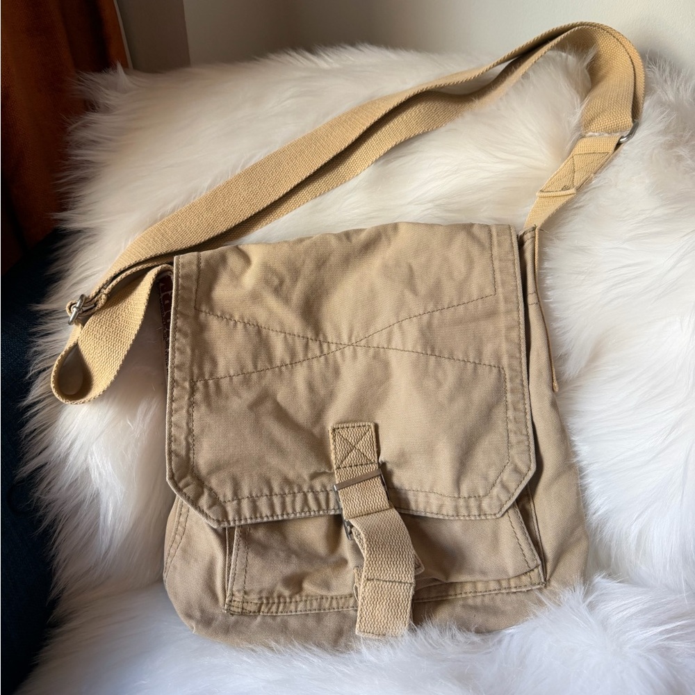 Men’s FCUK Tan Messenger Bag